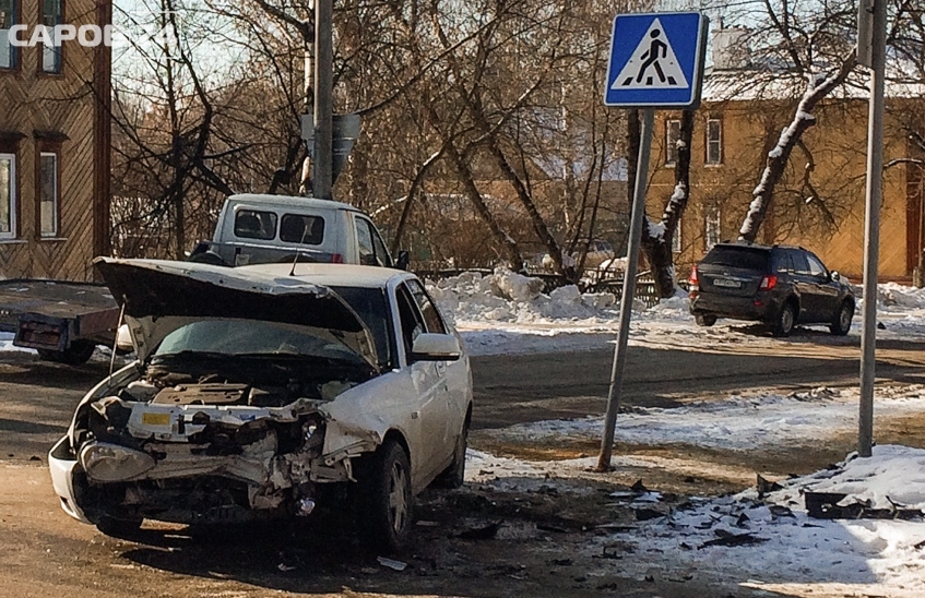 На улице Александровича произошло ДТП