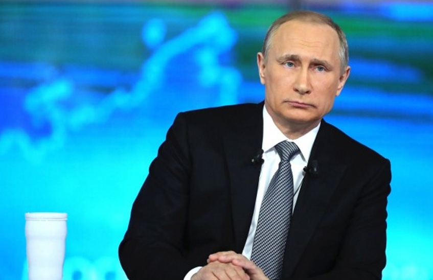 Продолжается приём вопросов к президенту РФ Владимиру Путину