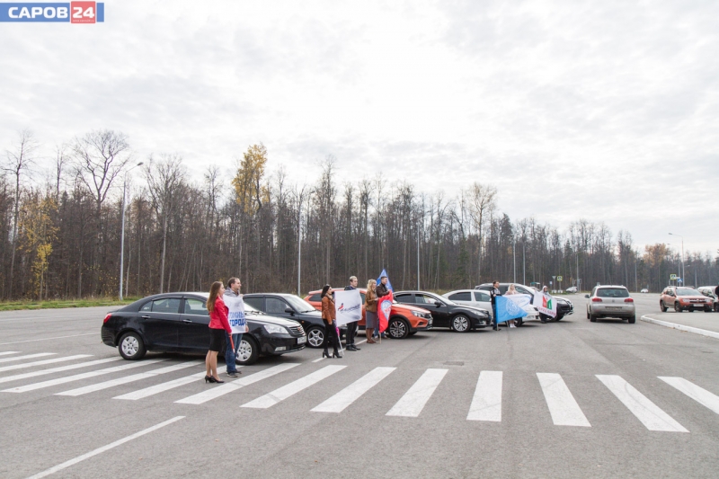 автопробег Саров - Глухово, участники пробега