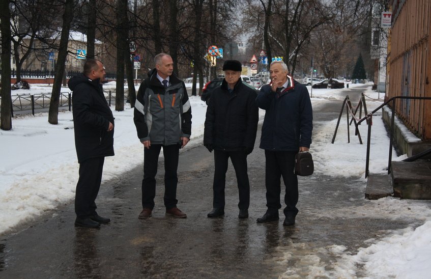 Алексей Голубев оценил качество уборки Сарова от снега