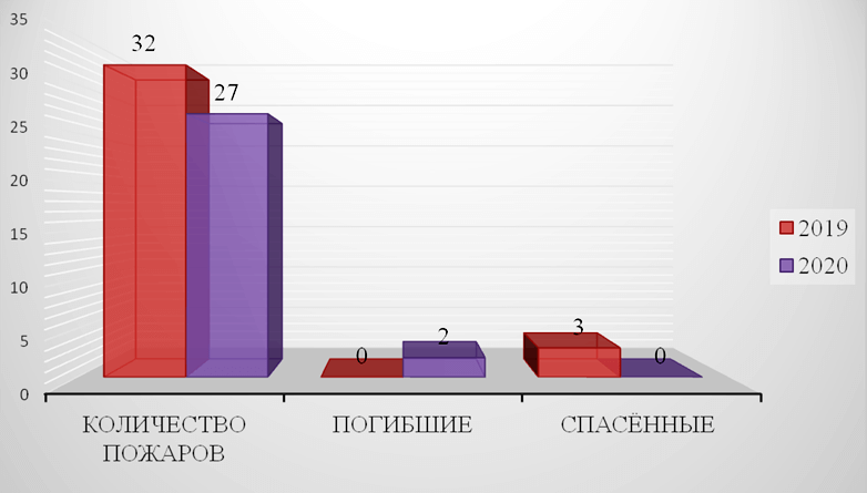 27 пожаров произошло в Сарове за 6 месяцев 2020 года