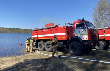 Саровские пожарные получили государственные награды (ВИДЕО)
