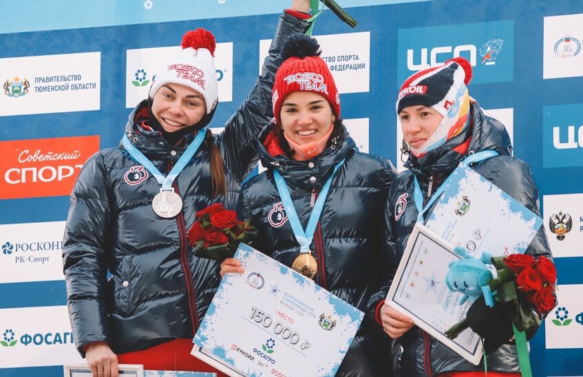 Саровские лыжники выиграли медали в скиатлоне на всероссийской спартакиаде