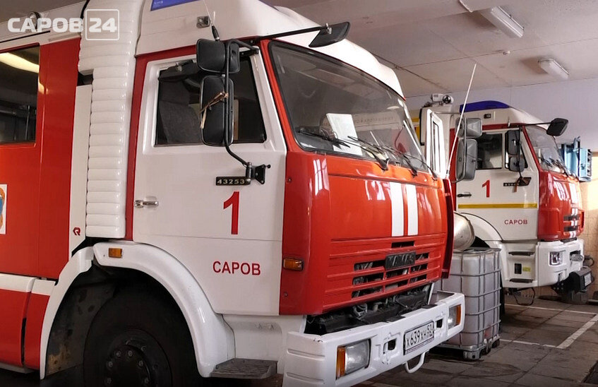 7 вызовов поступило саровским пожарным за неполную неделю