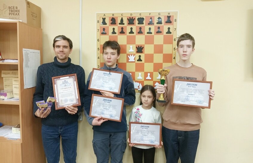 Юные саровские шахматисты выиграли награды епархиального турнира