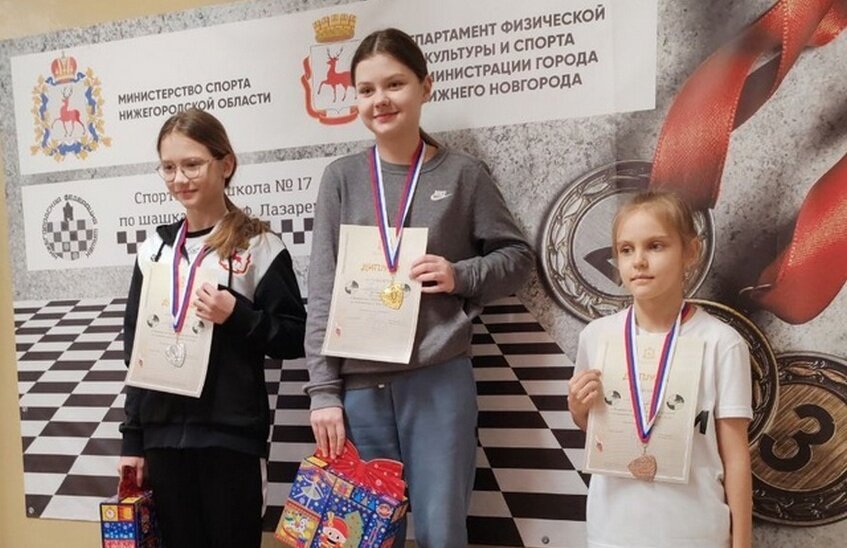Юные шашисты ДДТ выиграли медали регионального первенства