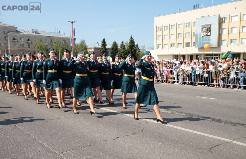 Репетиция парада Победы пройдет в Сарове 25 апреля