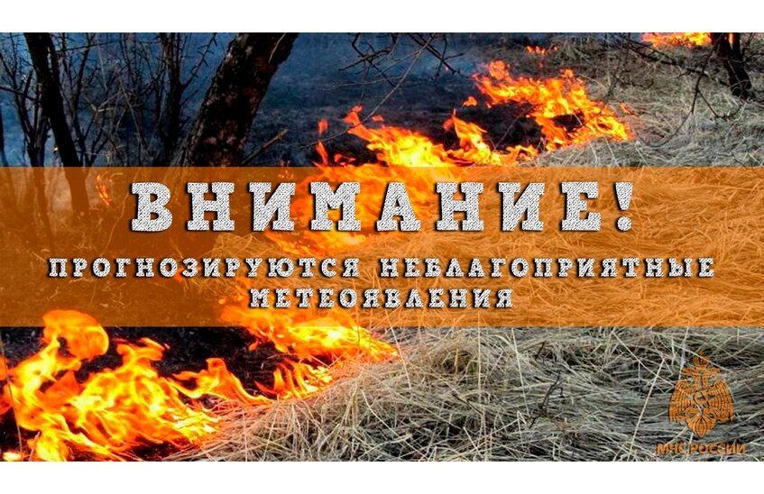 Высокая пожароопасность ожидается в регионе