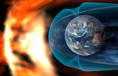 Сильная магнитная буря происходит на Земле