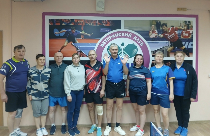 Ветераны Сарова завоевали призовые места на турнире по настольному теннису