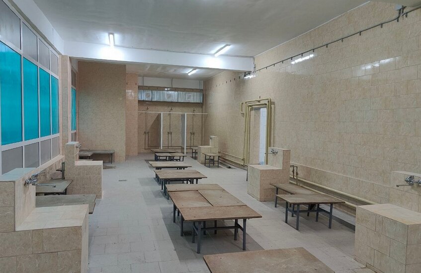 Ремонт мужского отделения завершился в «Центральных банях»