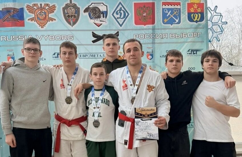 Саровские борцы завоевали медали в Выборге