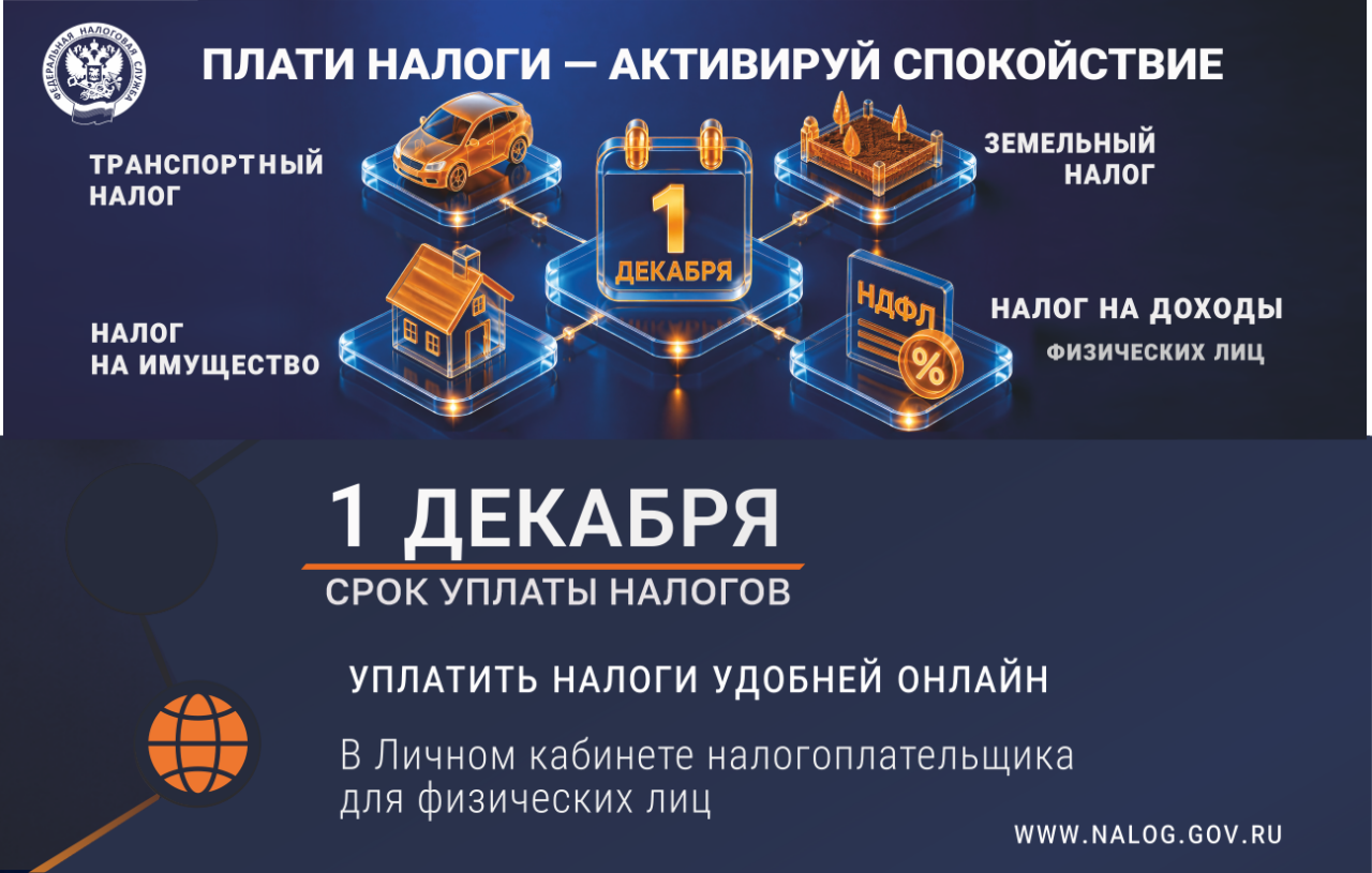 Саровчанам напоминают о необходимости уплаты налогов до 1 декабря